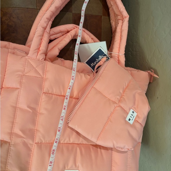 Wilo The Label Coral Double Strap Tote Bag - Picture 11 of 13